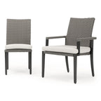 Vistano 9 Piece Sunbrella Outdoor Patio Dining Set - Gray