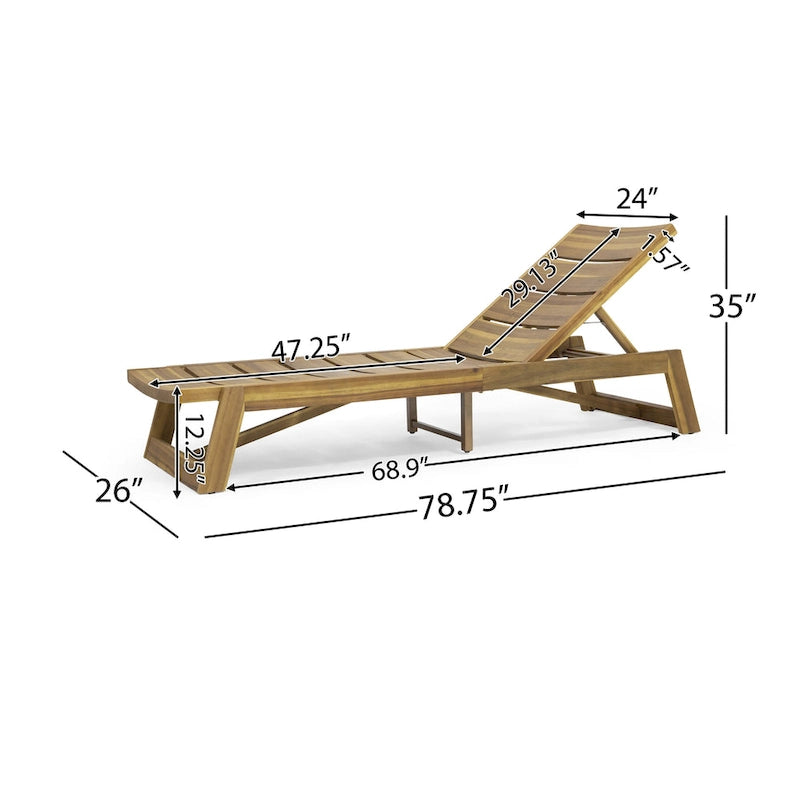 Maki Chaise Lounge( Set Of 2 )