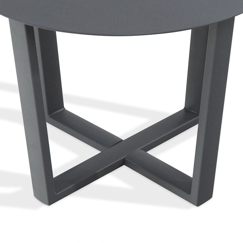 Aluminum Outdoor Side Table Patio End Table