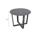 Aluminum Outdoor Side Table Patio End Table