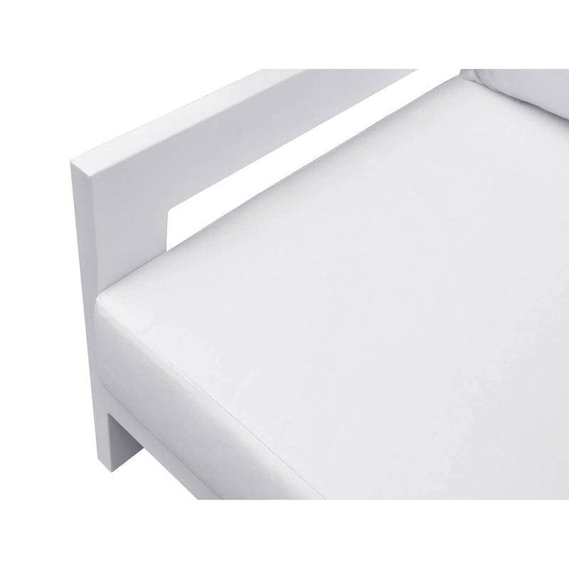 Renava Praxis Modern White Outdoor Sofa