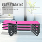 Outdoor Lounge Chair, 2 Pieces Aluminum Plastic Patio Chaise Lounge With 5 Position Adjustable Backrest And Wheels