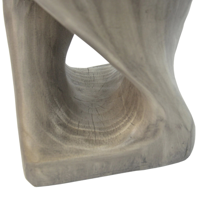 Christopher Knight Home - Stella Twisted Spiral Wood Grain Side Table