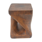 Christopher Knight Home - Stella Twisted Spiral Wood Grain Side Table