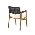 Oucacia Outdoor Acacia Wood and Rope Dining Chair (Set of 2) by Christopher Knight Home