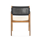 Oucacia Outdoor Acacia Wood and Rope Dining Chair (Set of 2) by Christopher Knight Home