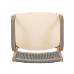Oucacia Outdoor Acacia Wood and Rope Dining Chair (Set of 2) by Christopher Knight Home