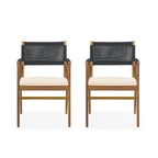 Captef Outdoor 5-piece acacia wood Dining Set by Christopher Knight Home