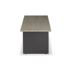 Signature Design by Ashley Bree Zee Gray 8-Piece Outdoor Modular Seating - 168 W x 130 D x 34.5 H