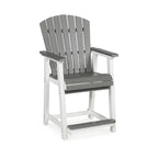 Signature Design by Ashley Transville White/Gray 5-Piece Outdoor Dining Package - 71.75 W x 37.5 D x 37 H