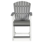 Signature Design by Ashley Transville White/Gray 5-Piece Outdoor Dining Package - 71.75 W x 37.5 D x 37 H