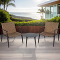 Christopher Knight Home- Lara PE Ratten Outdoor Chat Set