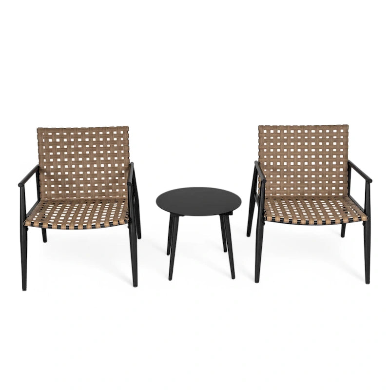 Christopher Knight Home- Lara PE Ratten Outdoor Chat Set