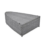 6-Piece Outdoor Rattan Modular Sectional Sofa Set with Coffee Table, Free Combination