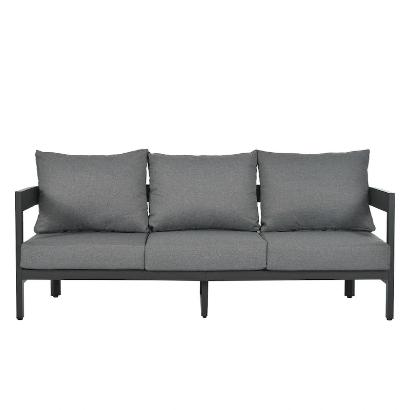 Outdoor Seating Set with Thick Cushions for Ultimate Comfort, Perfect for Lawns, Patios, and Poolside