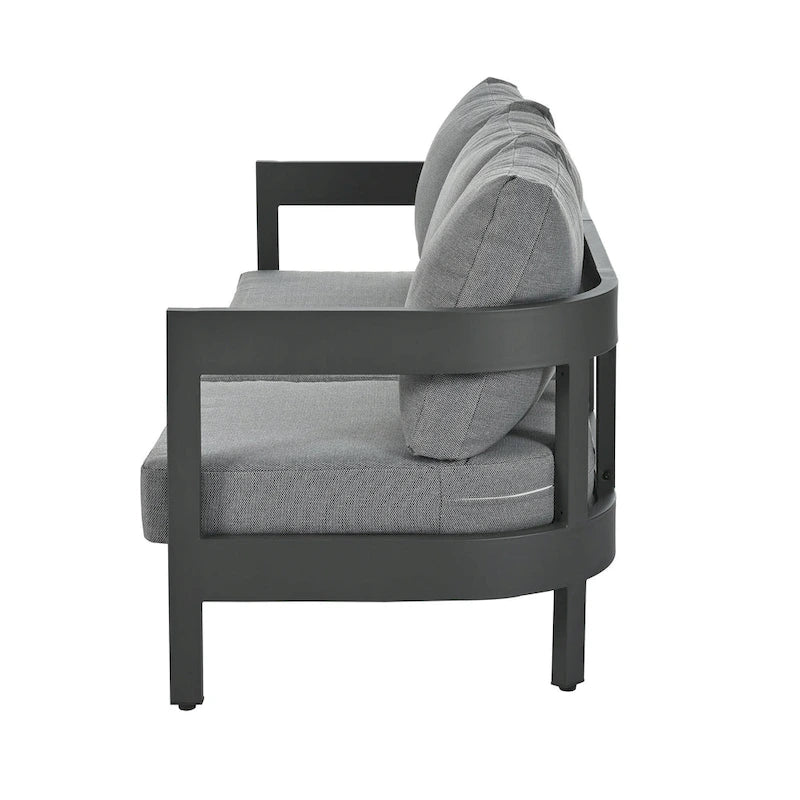 Outdoor Seating Set with Thick Cushions for Ultimate Comfort, Perfect for Lawns, Patios, and Poolside