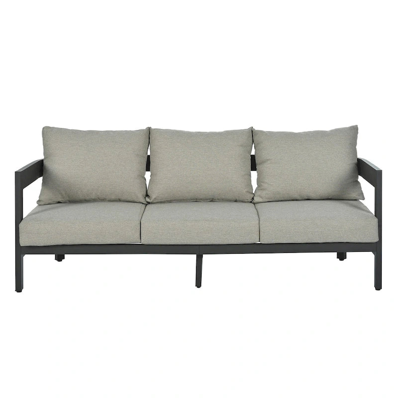 Outdoor Seating Set with Thick Cushions for Ultimate Comfort, Perfect for Lawns, Patios, and Poolside