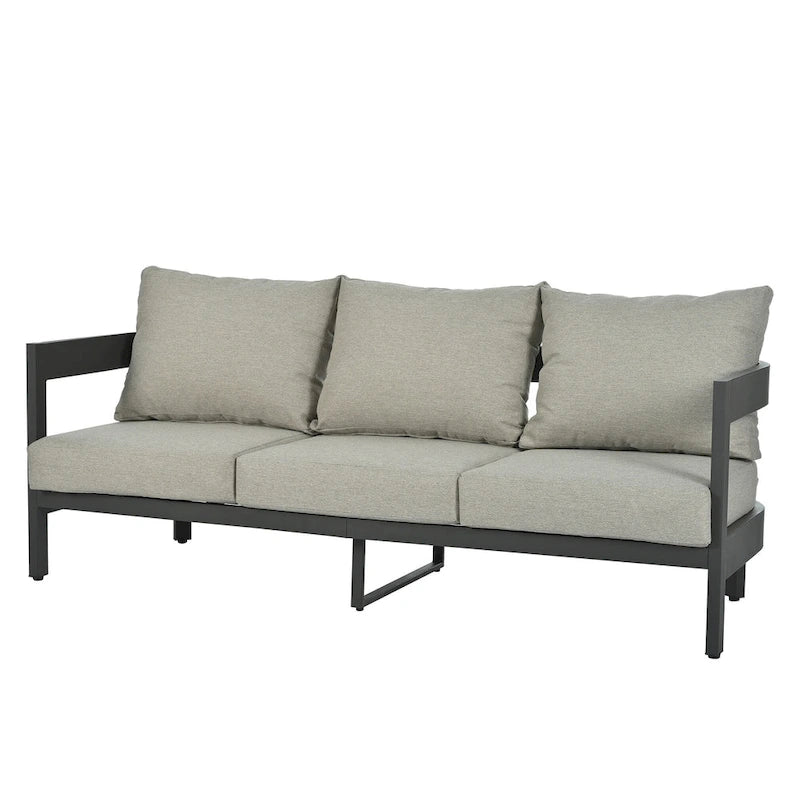 Outdoor Seating Set with Thick Cushions for Ultimate Comfort, Perfect for Lawns, Patios, and Poolside