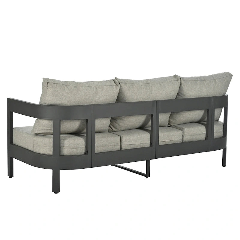 Outdoor Seating Set with Thick Cushions for Ultimate Comfort, Perfect for Lawns, Patios, and Poolside
