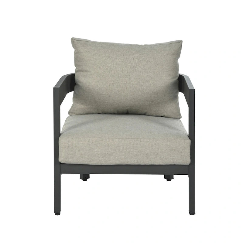 Outdoor Seating Set with Thick Cushions for Ultimate Comfort, Perfect for Lawns, Patios, and Poolside