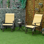 3-Piece Outdoor Gliders Set Bistro Set
