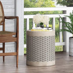 Outdoor Lightweight End Table Round
