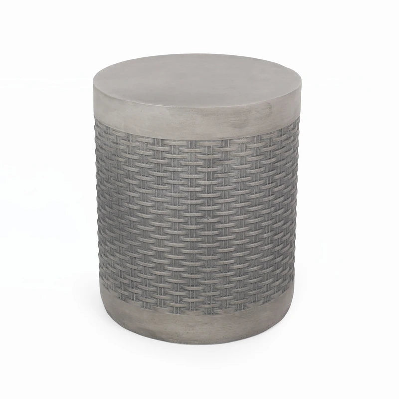 Outdoor Lightweight End Table Round
