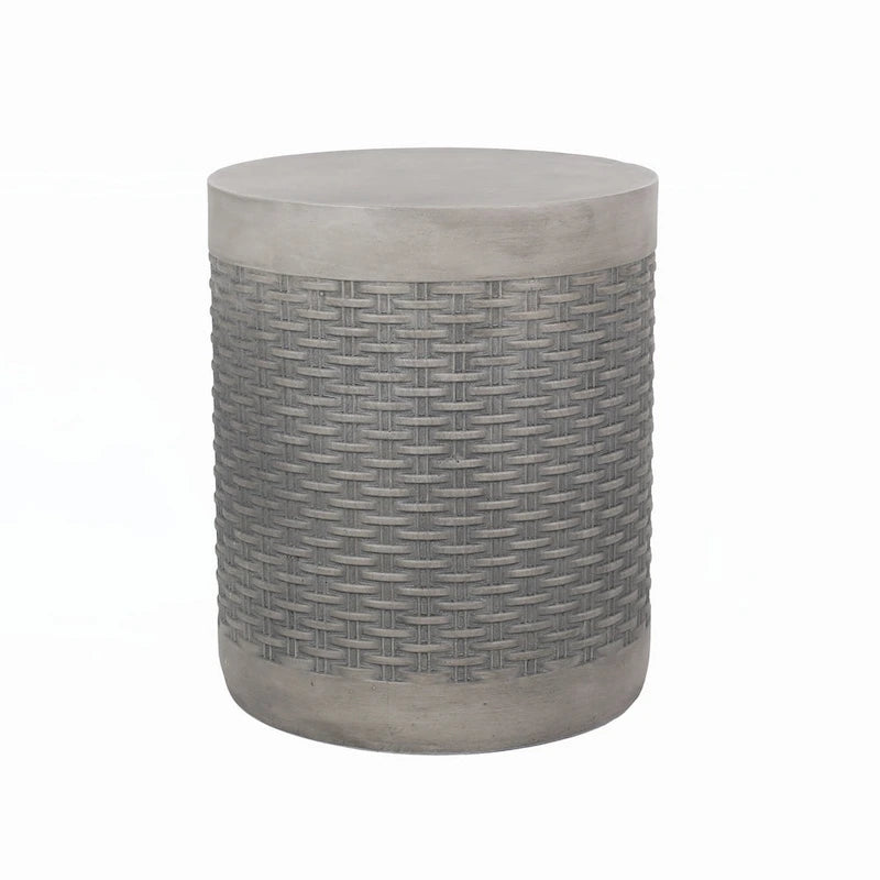 Outdoor Lightweight End Table Round