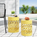 Outdoor Metal S/2 end table