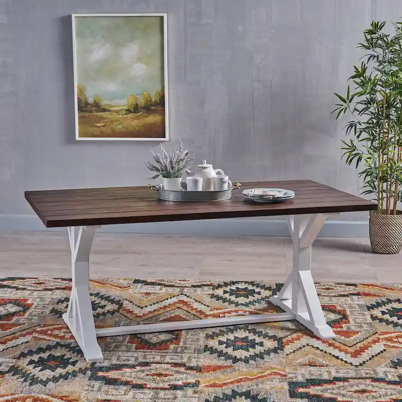outdoor CASSIA FARMHOUSE DINING TABLE
