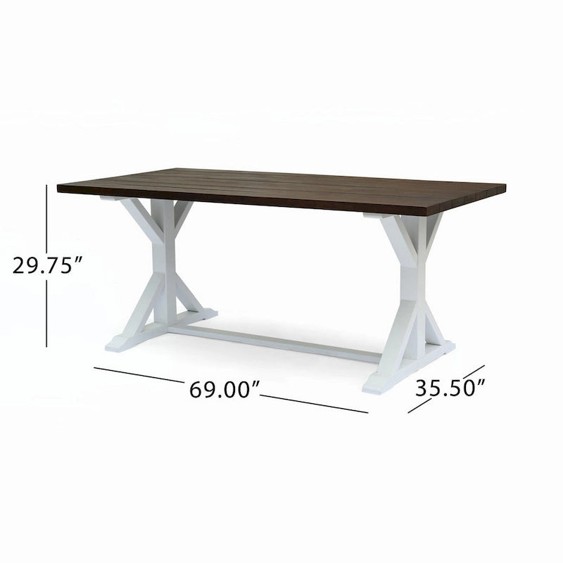 outdoor CASSIA FARMHOUSE DINING TABLE