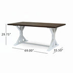 outdoor CASSIA FARMHOUSE DINING TABLE