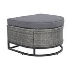 7 Pieces Large Size Outdoor Wicker Sofa Set