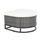 7 Pieces Large Size Outdoor Wicker Sofa Set