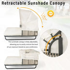 57 Outdoor Patio Daybed Rattan Daybed
