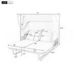 57 Outdoor Patio Daybed Rattan Daybed