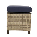 5-Piece 3-Seater Outdoor Wicker Sofa Couch with Comfy Cushions