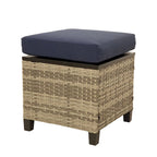 5-Piece 3-Seater Outdoor Wicker Sofa Couch with Comfy Cushions