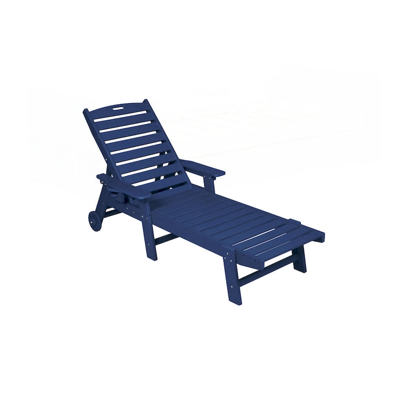 3-Piece Oversized Chaise Lounge Chair Set with Wood Texture
