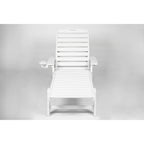 3-Piece Oversized Chaise Lounge Chair Set with Wood Texture