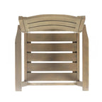 Acacia Wood Patio Dining Chairs Set of 2