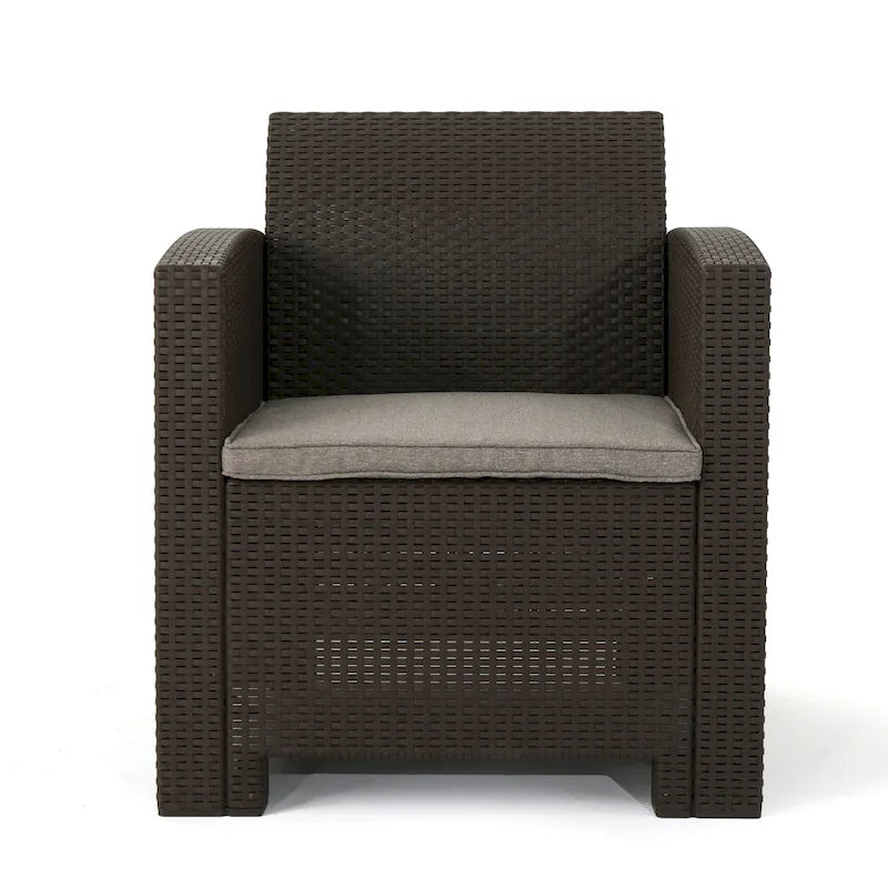 Wicker Club Chairs