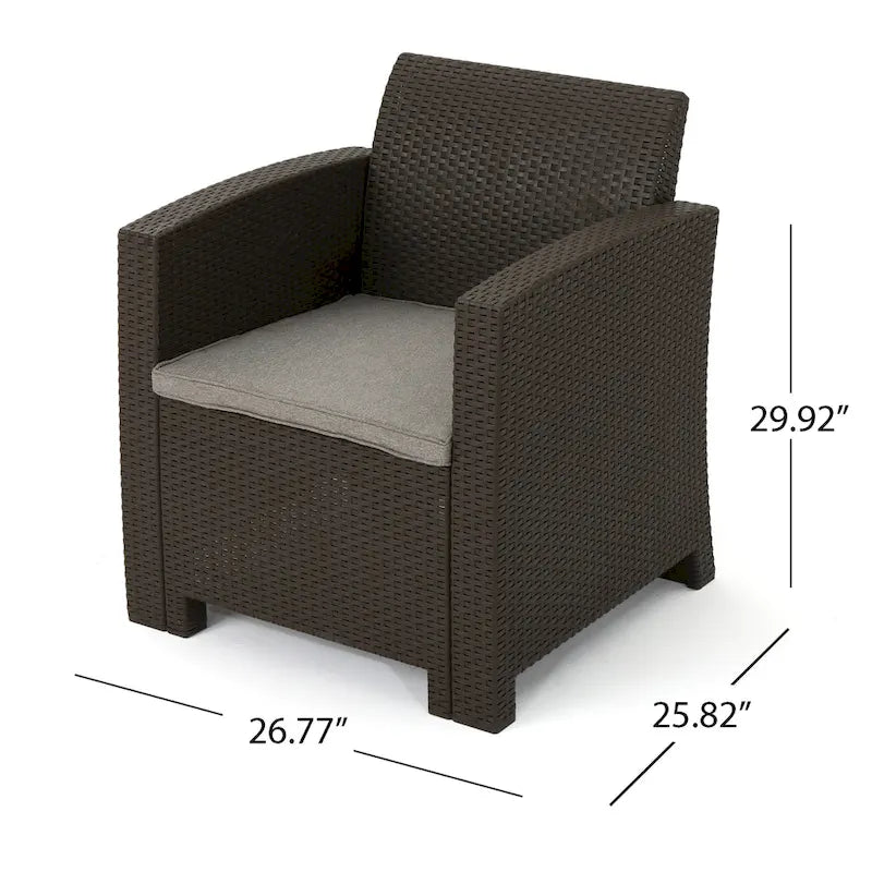 Wicker Club Chairs