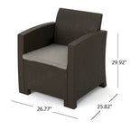 Wicker Club Chairs