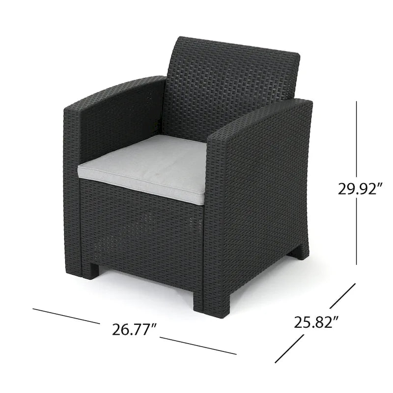 Wicker Club Chairs