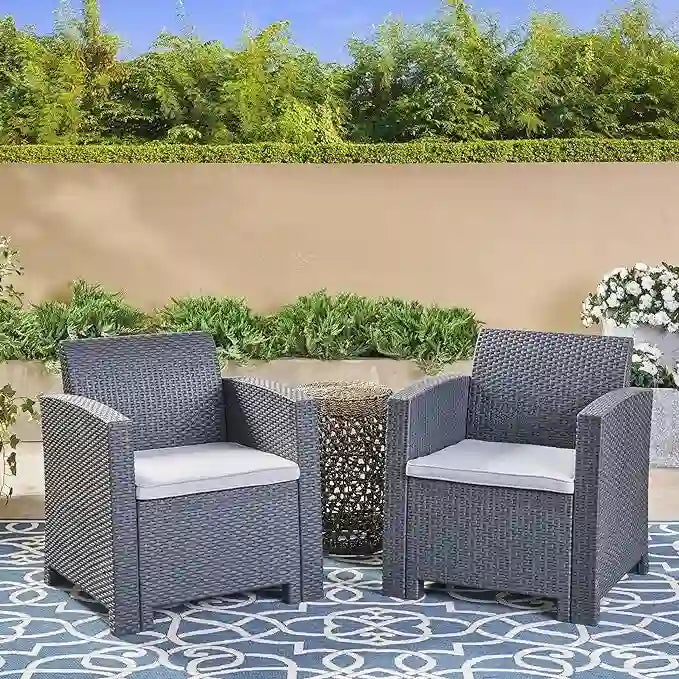 Wicker Club Chairs