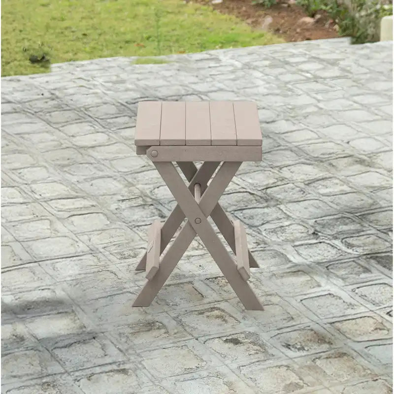 San Juan Fully Assembled All-Weather Recycled HDPE Outdoor Folding Bistro table