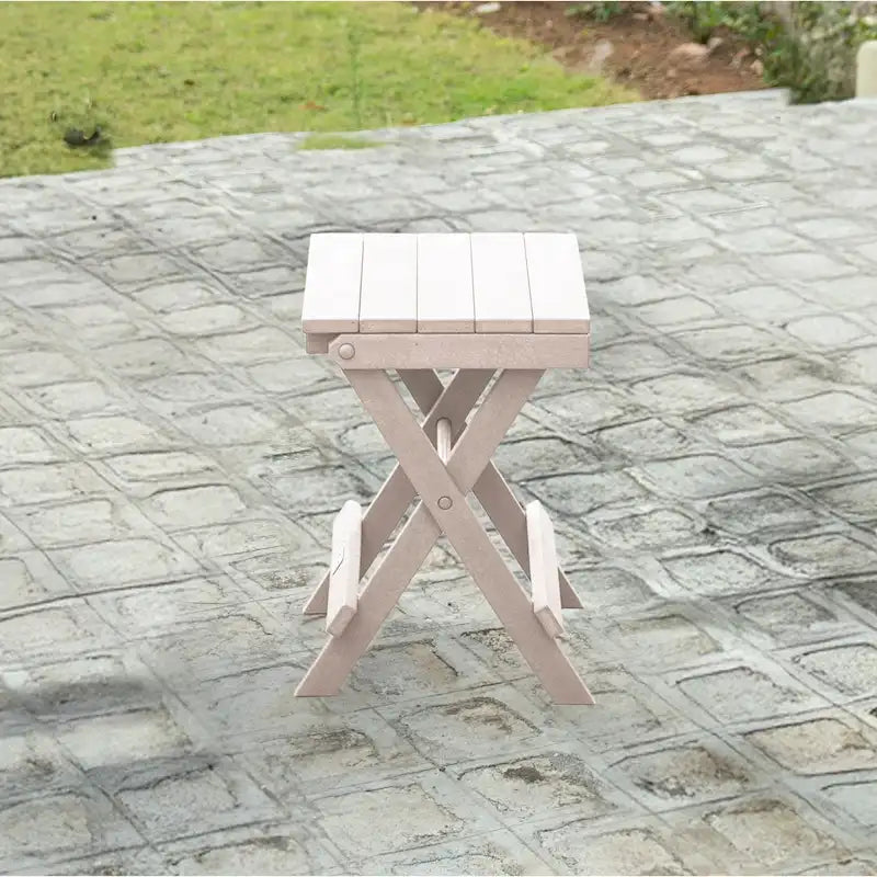 San Juan Fully Assembled All-Weather Recycled HDPE Outdoor Folding Bistro table