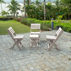 San Juan Fully Assembled All-Weather Recycled HDPE Outdoor Folding Bistro table