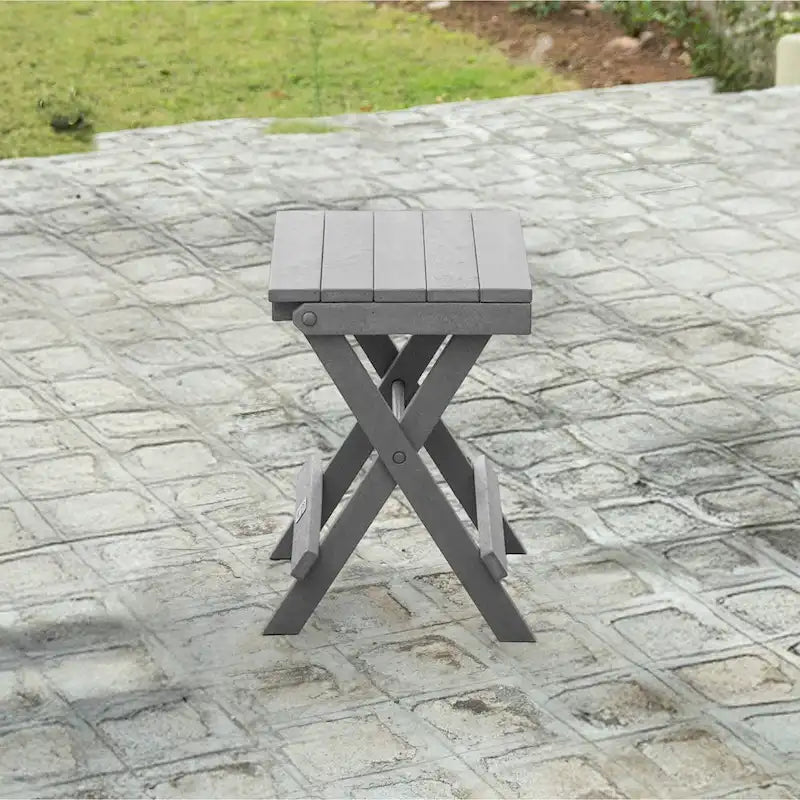 San Juan Fully Assembled All-Weather Recycled HDPE Outdoor Folding Bistro table